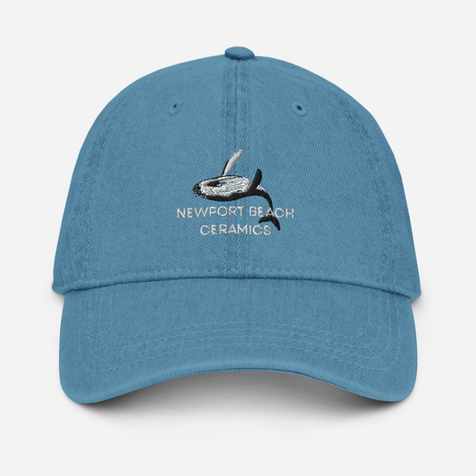 Newport Beach Ceramics - Whale Lover's Denim Hat